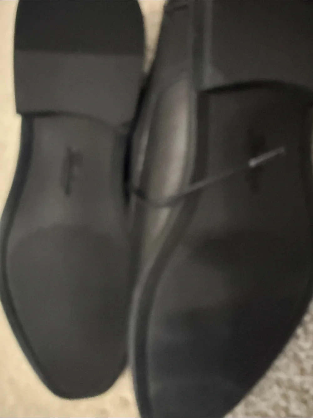 Florsheim Black Leather Lace-Up Derby Shoes